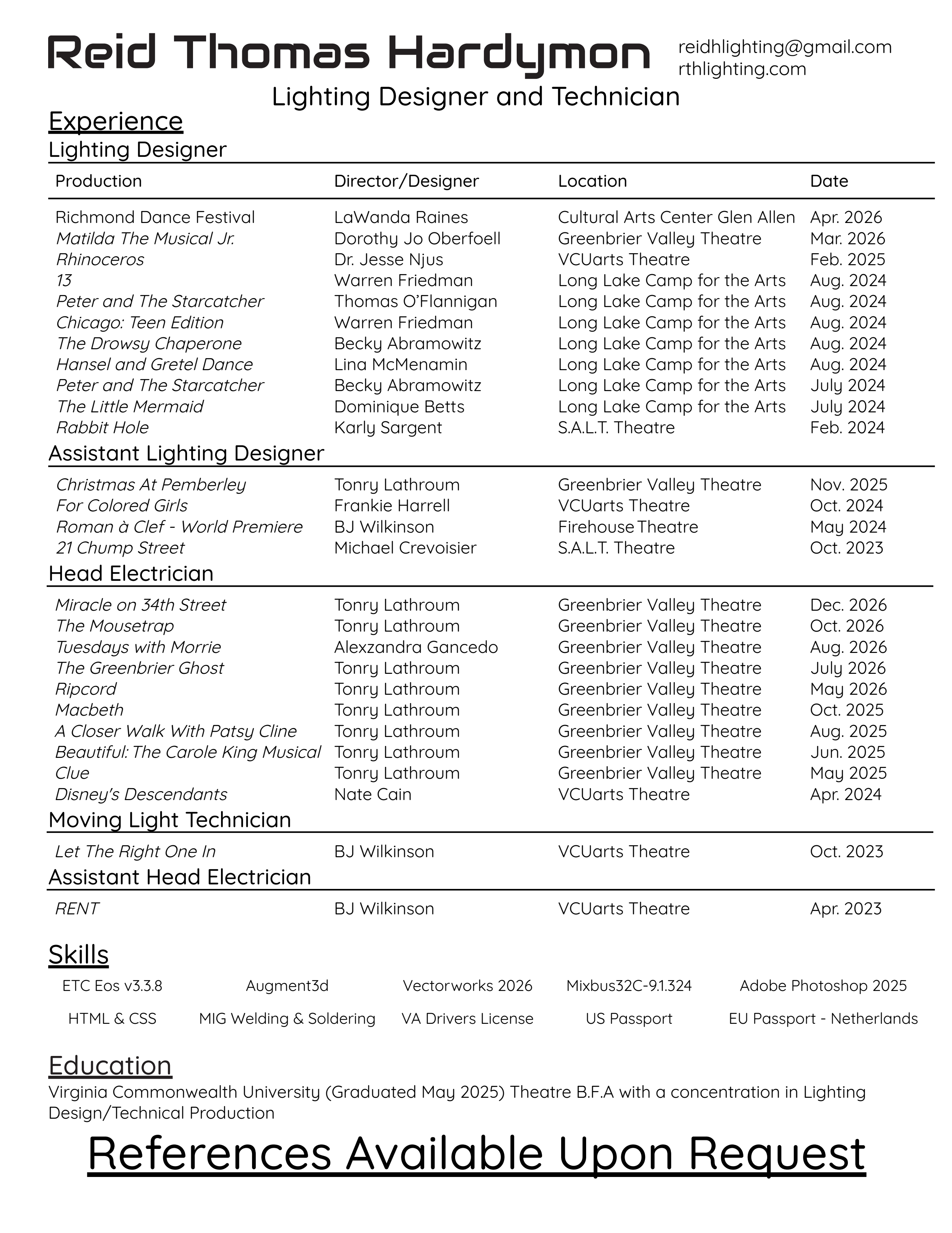 Resume